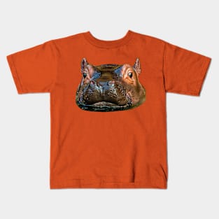 Cute baby Hippo Kids T-Shirt